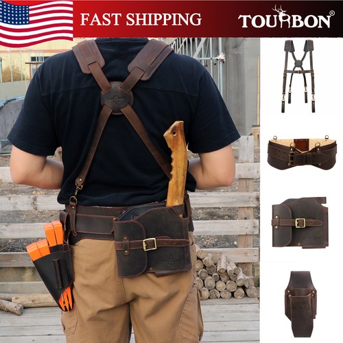 Tourbon leather logging - leather, belt